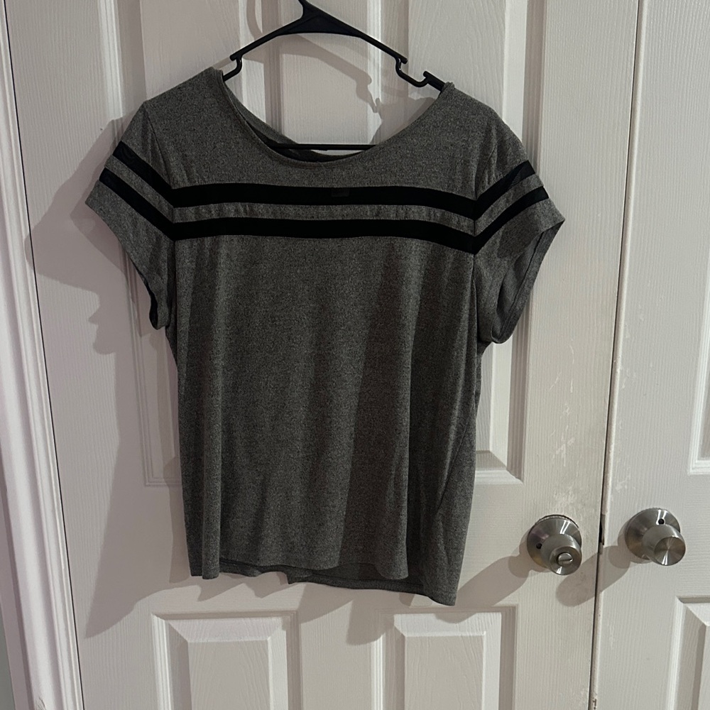 H&M Charcoal and Black Women's Tee